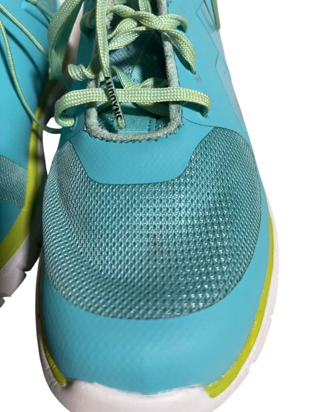 Anodyne No 23 Sport Runner Womens Sneakers US 8.5W Aqua & Lime